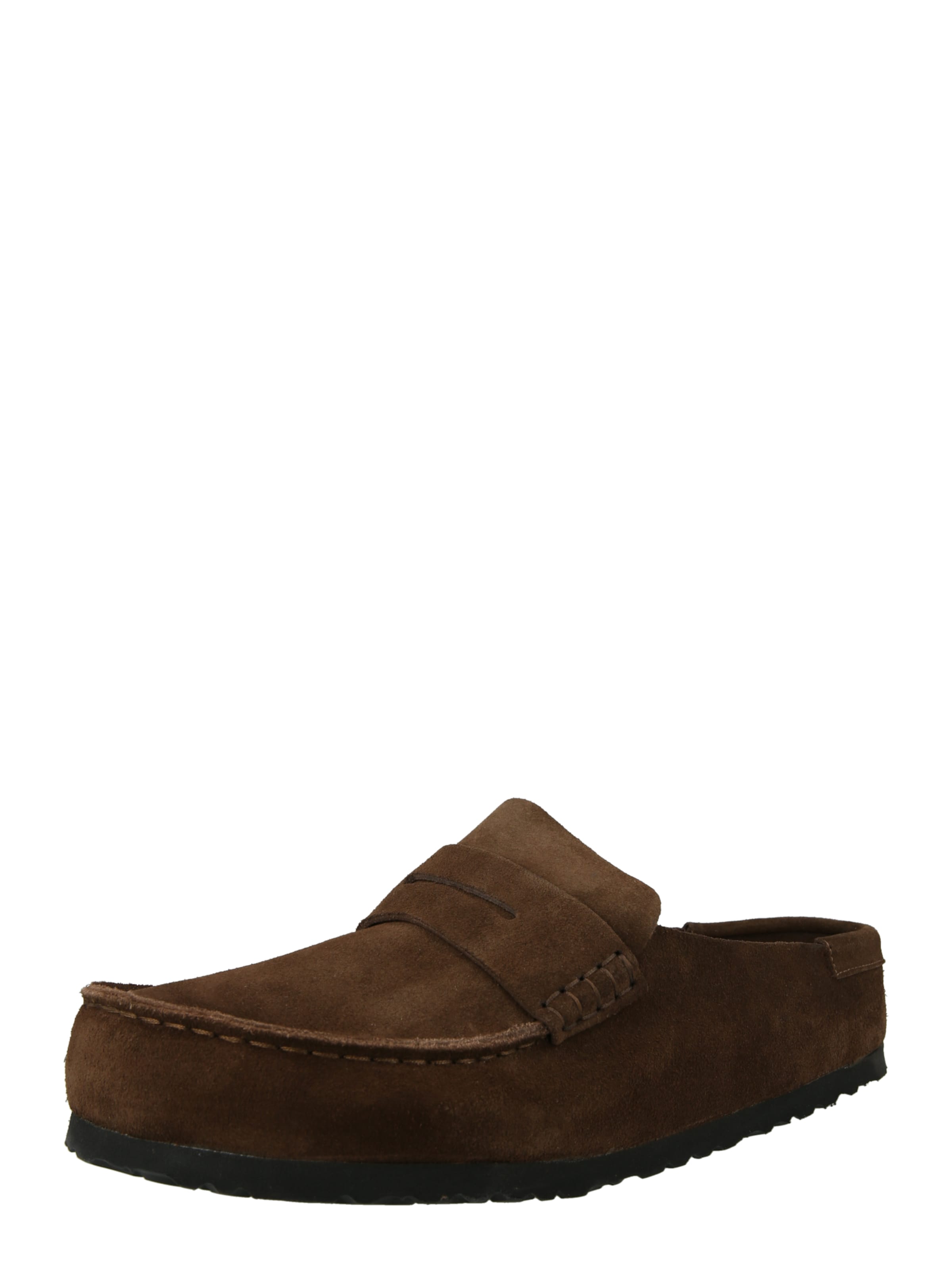 BIRKENSTOCK Pantolette 'Naples' i brun: framsida