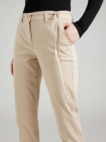 GERRY WEBER - Slimfit Pantalón chino en beige