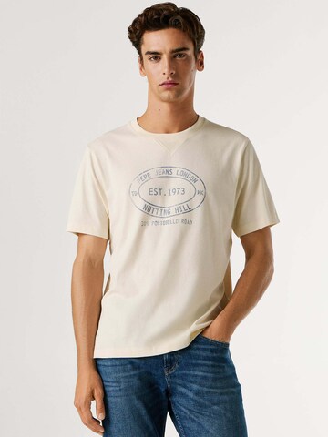 Maglietta 'Gon' di Pepe Jeans in bianco: frontale