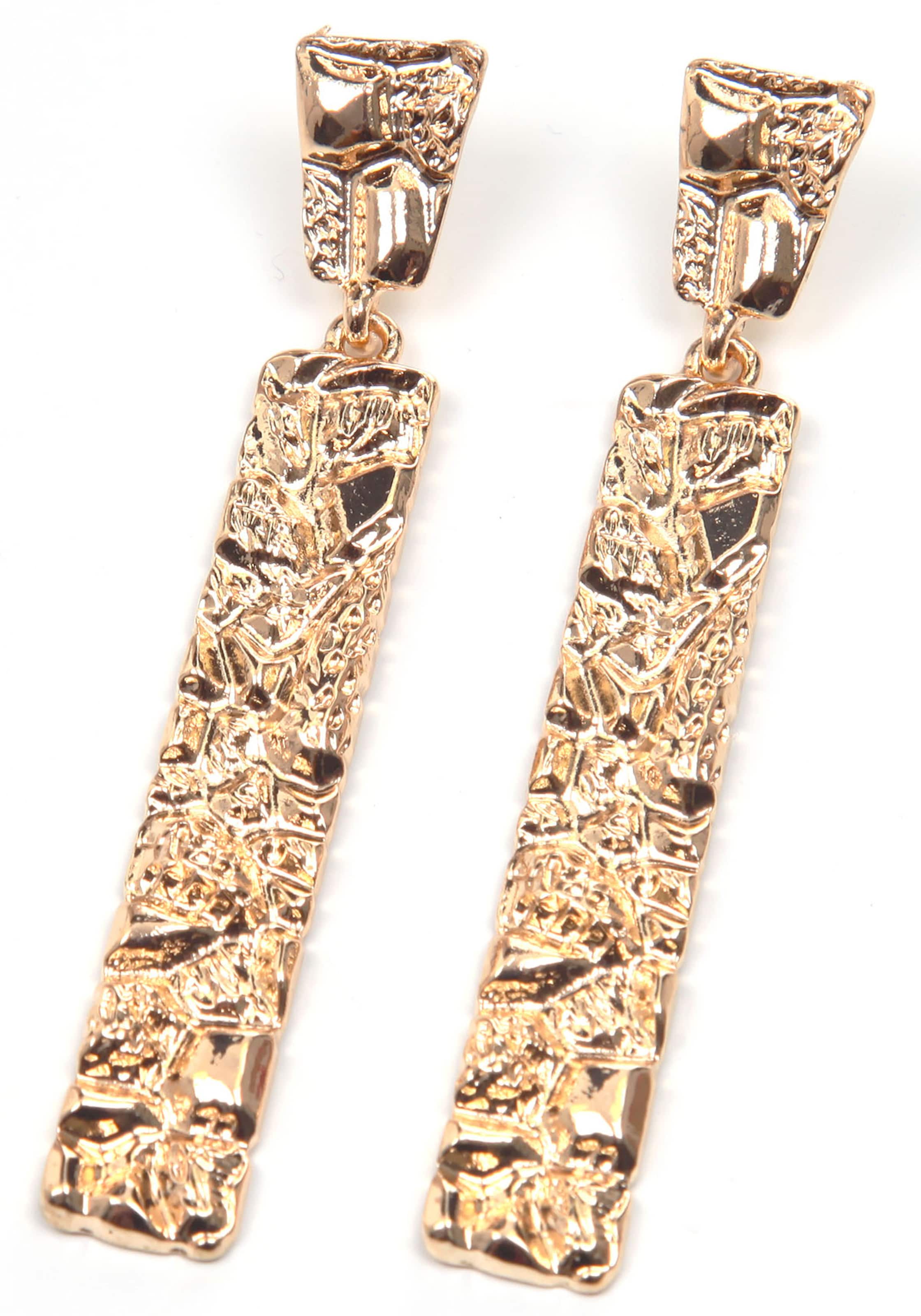 J. Jayz Ohrringe in Gold: Vorderseite