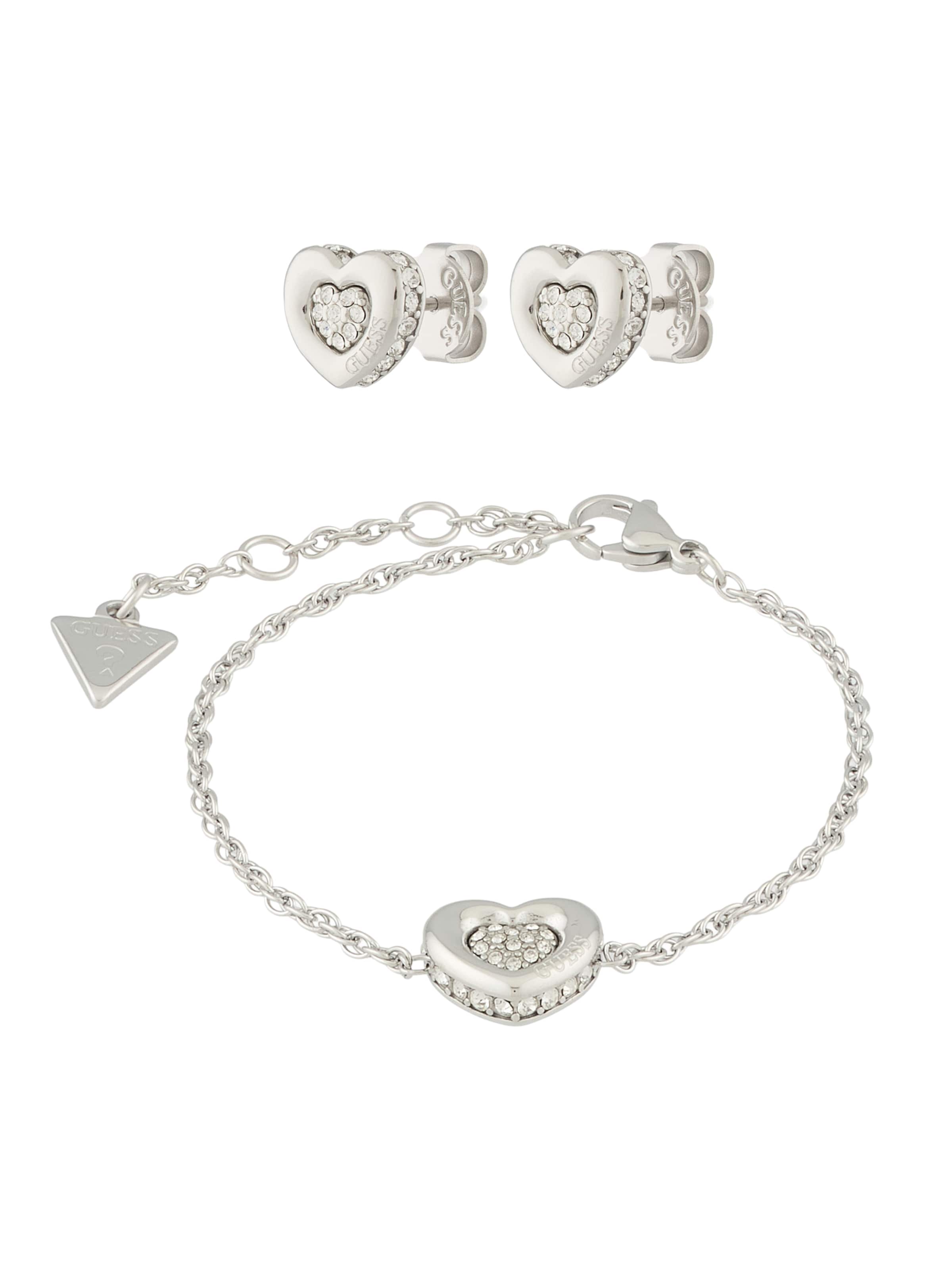 GUESS Sada šperků 'L.O.V.E.' - stříbrná, Produkt