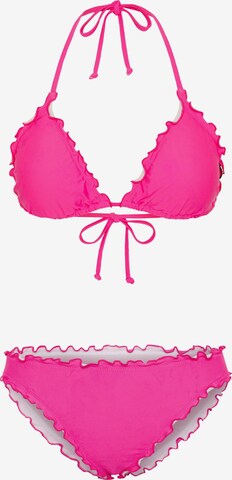 CHIEMSEE Triangel Bikini in Pink: predná strana