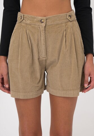 FRESHLIONS Regular Trousers 'Isabella' in Brown
