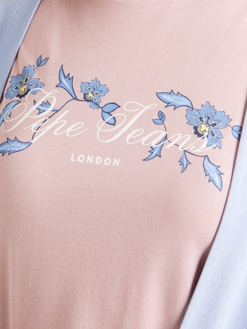 Pepe Jeans T-shirt i rosa