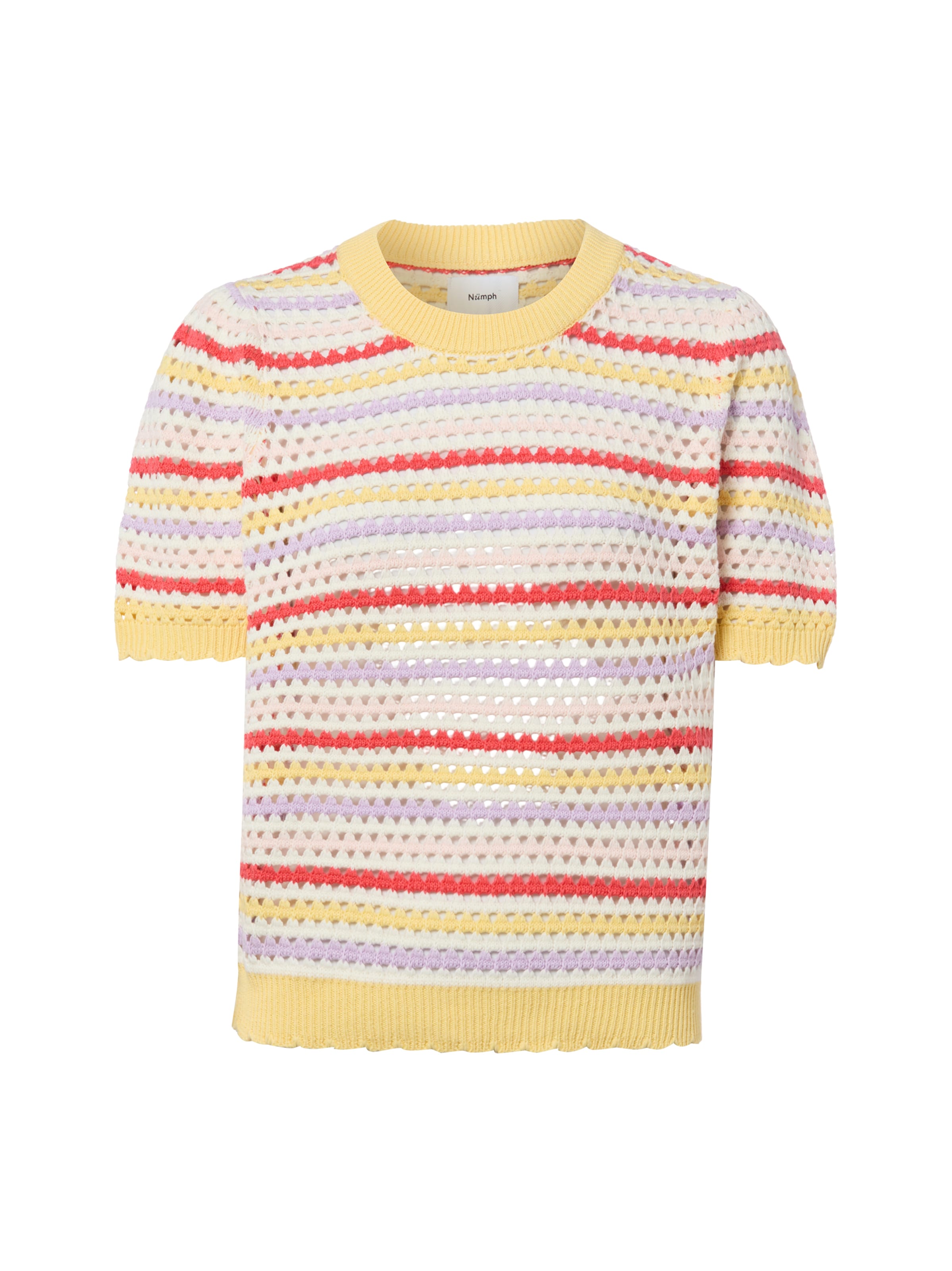 NÜMPH Sweater 'NUNancy' in Yellow: front