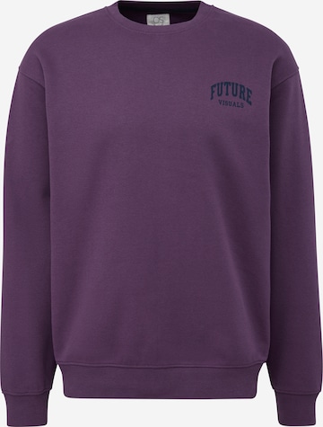 QS Sweatshirt in Purple: front