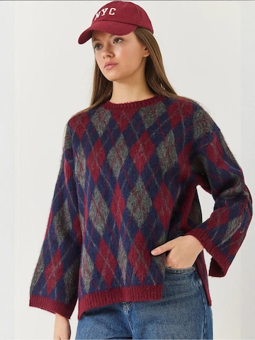 Pull-over 'Pullover' Bianco Lucci en rouge