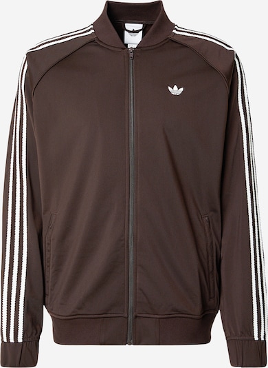 ADIDAS ORIGINALS Välikausitakki 'BRITCORE' värissä ruskea / valkoinen, Tuotenäkymä