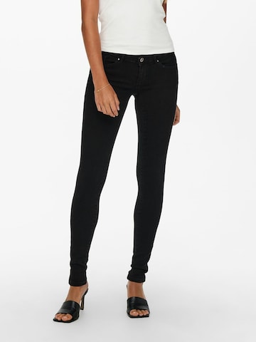 ONLY - Skinny Vaquero 'Coral' en negro: frente