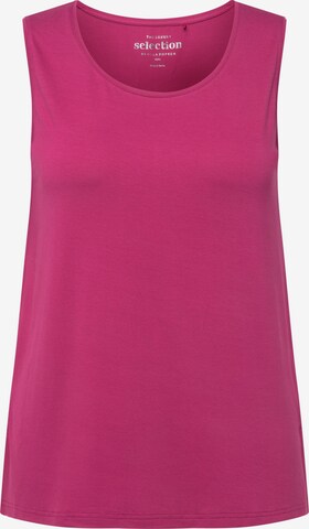 Ulla Popken Top in Roze: voorkant