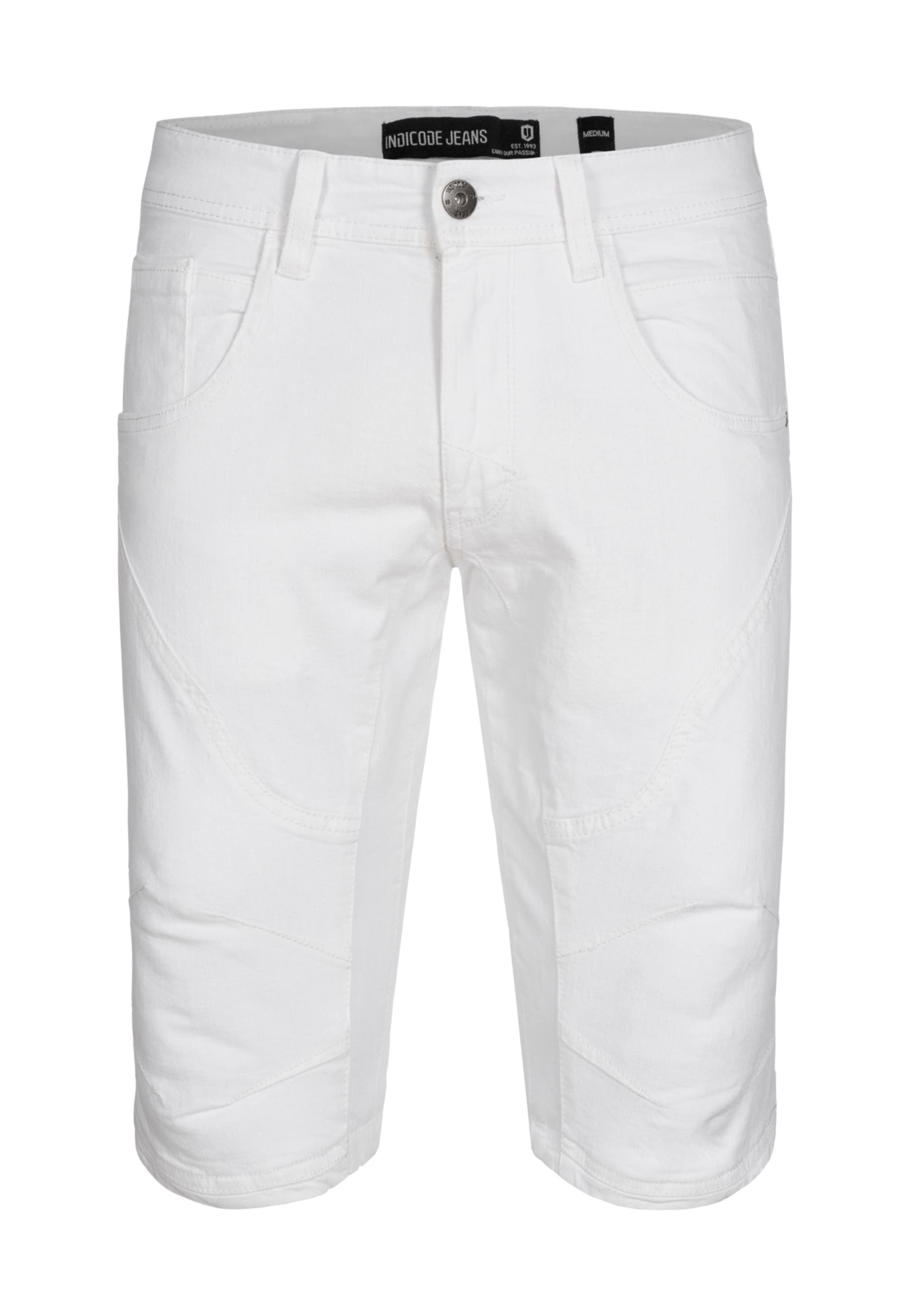 INDICODE JEANS Jeans 'Leon' in White: front