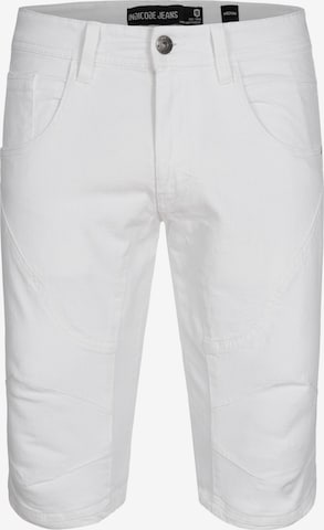 INDICODE JEANS Regular Jeans 'Leon' in Wit: voorkant
