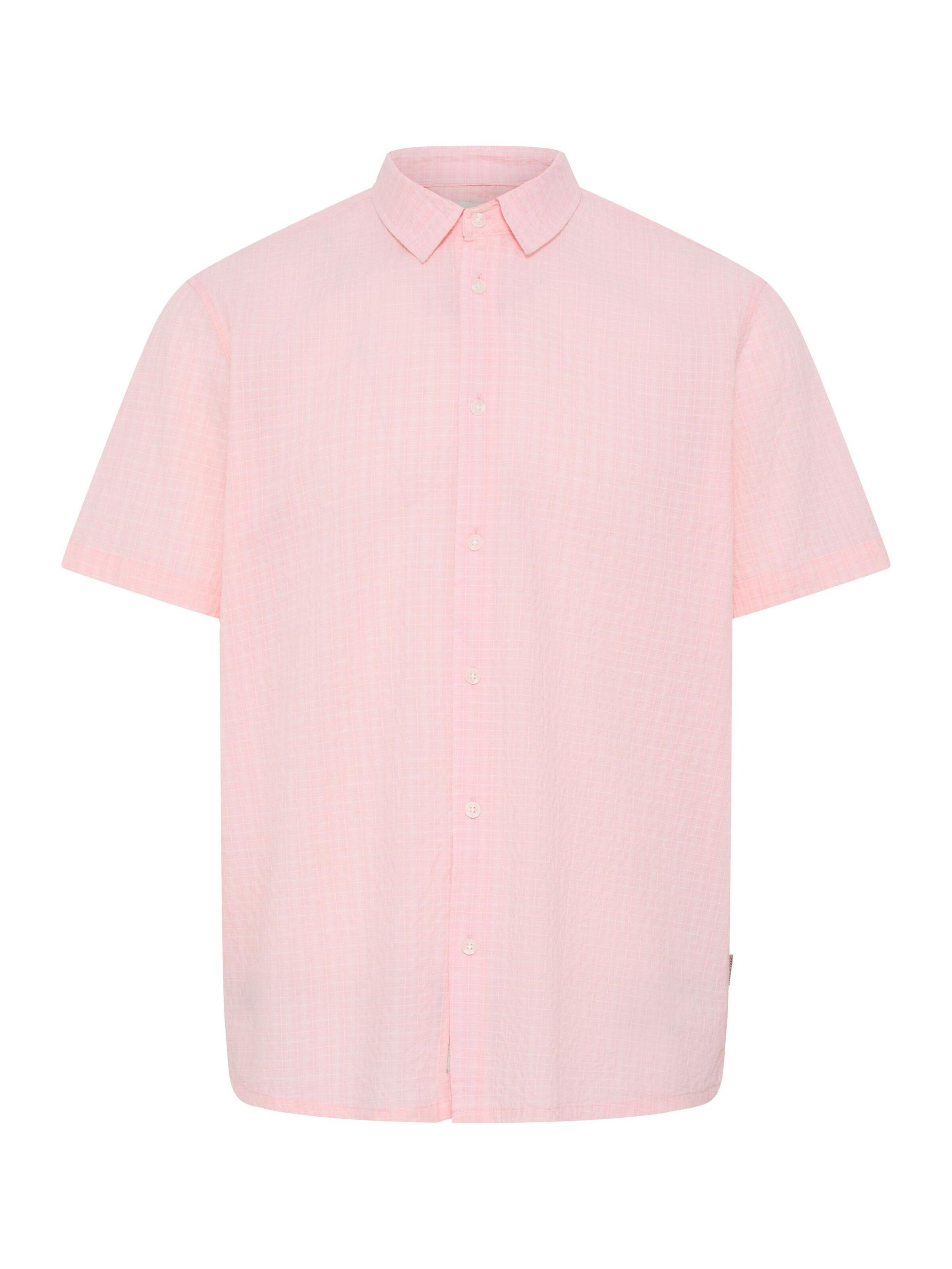 BLEND Kurzarmhemd ' BHBarny ' in Pink: Vorderseite