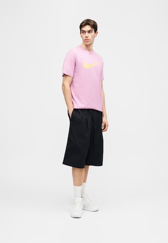 T-Shirt 'Swoosh' Nike Sportswear en rose