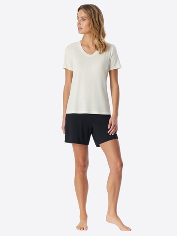 Chemise de nuit ' Mix & Relax ' SCHIESSER en blanc