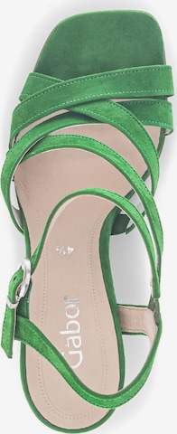 Sandales à lanières GABOR en vert
