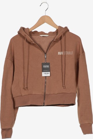 Review Sweatshirt & Zip-Up Hoodie in S in Brown: front