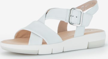 GABOR Sandals in White: front