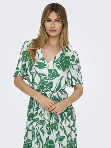 Robe 'HALIA' ONLY en vert