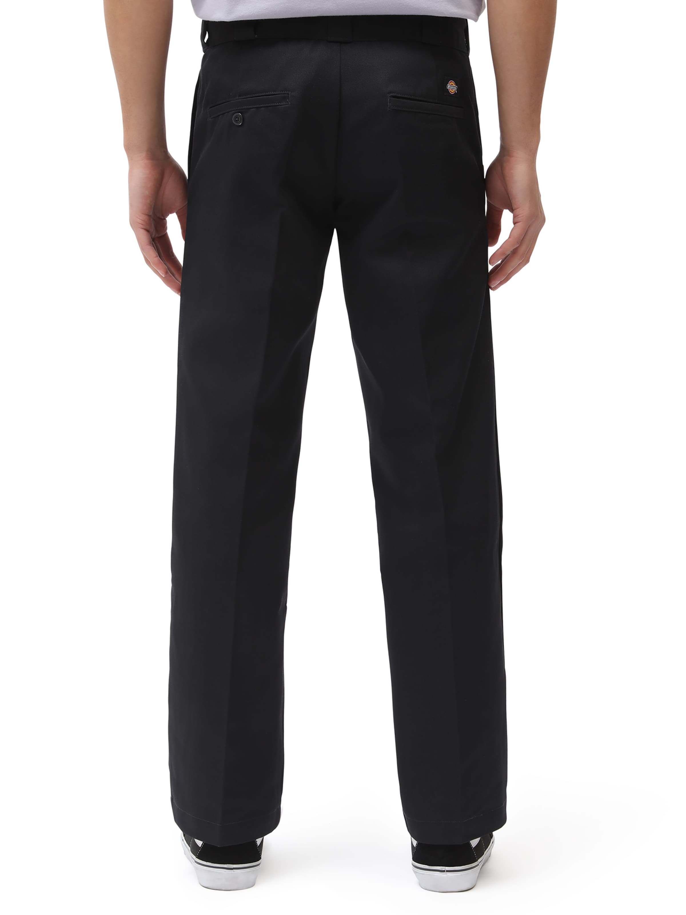 DICKIES - Regular Calças com vincos '873' em preto