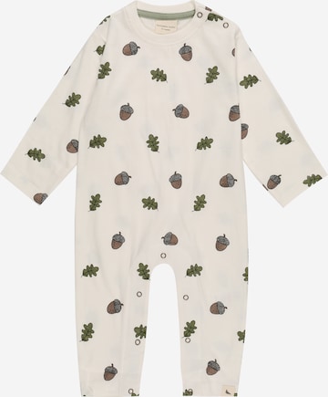 Turtledove London Dungarees 'Acorn' in Beige: front