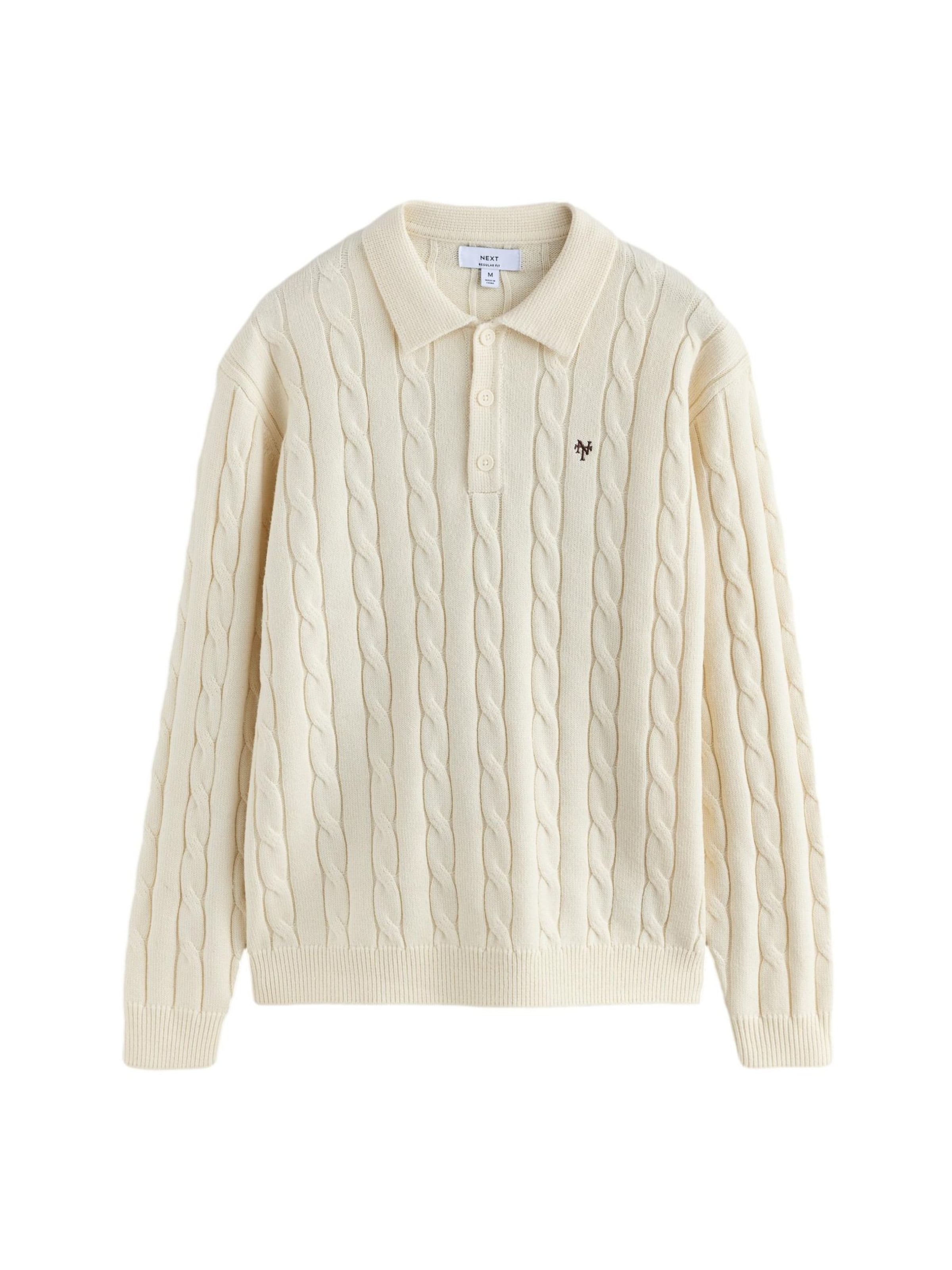 Next Pullover in XS in wollweiß, Produktansicht