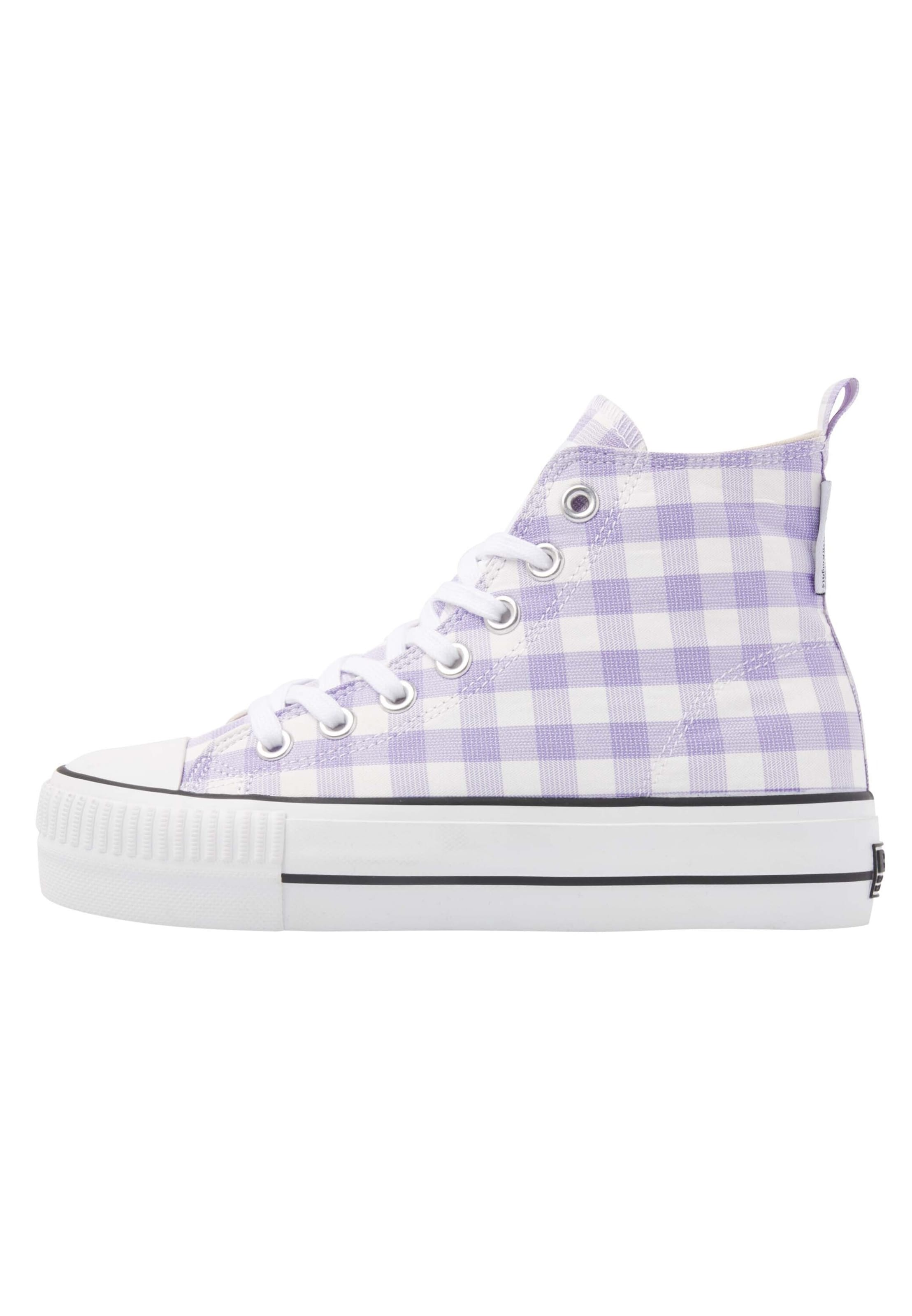 Sneaker alta 'KAYA MID' di BRITISH KNIGHTS in lilla: frontale