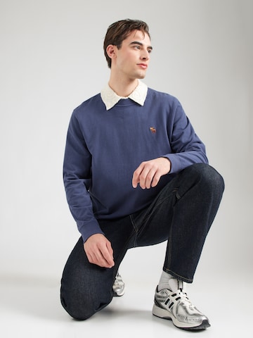 Abercrombie & Fitch Μπλουζάκι σε μπλε: μπροστά