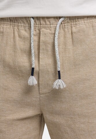 INDICODE JEANS Regular Chino Pants 'Lino' in Beige