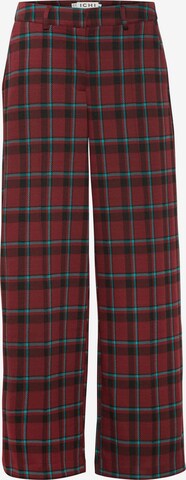 ICHI Wide leg Pants in Red: front