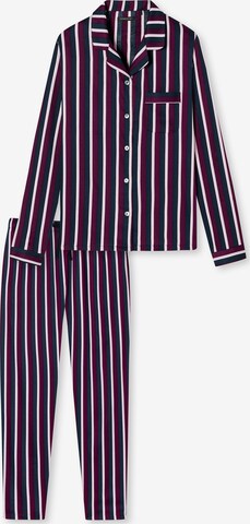 SCHIESSER Pajama 'Selected Premium Inspiration' in Purple: front