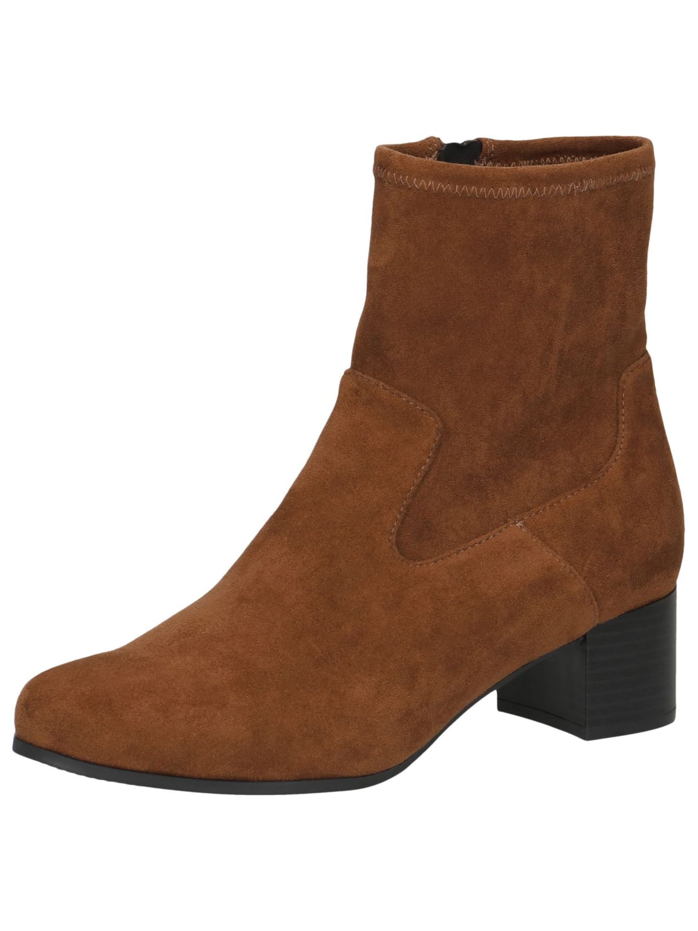 CAPRICE Ankle Boots in Brown: front