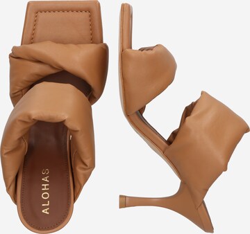 Alohas Mules in Brown