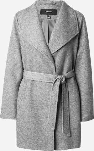 VERO MODA Between-Seasons Coat 'Dona Vivian' in Grey: front
