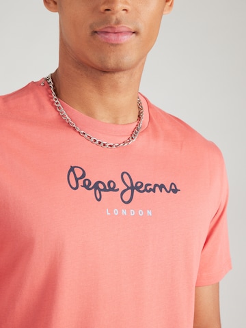 Pepe Jeans Μπλουζάκι 'EGGO N' σε κόκκινο