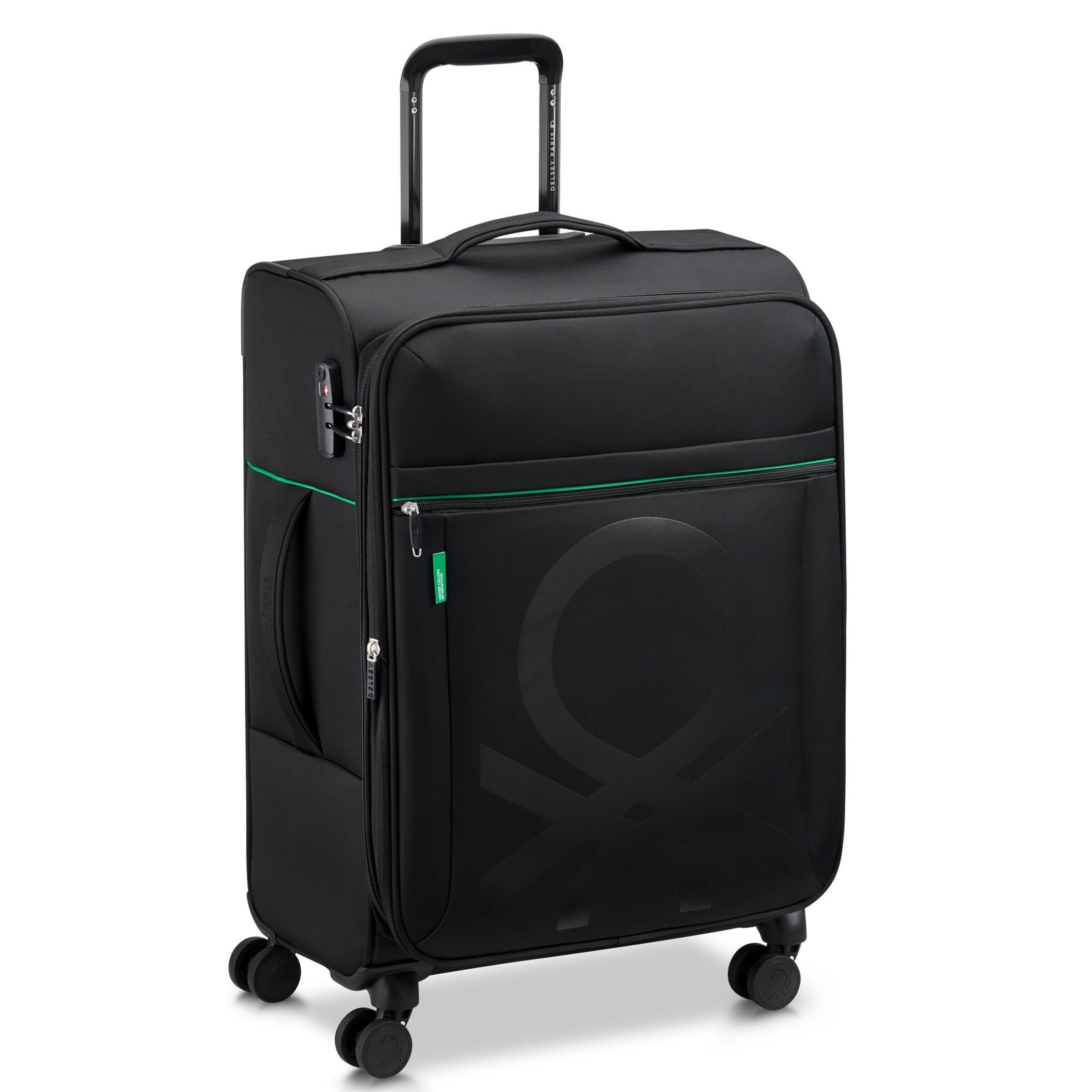 Trolley 'x United Colors of Benetton' di Delsey Paris in nero