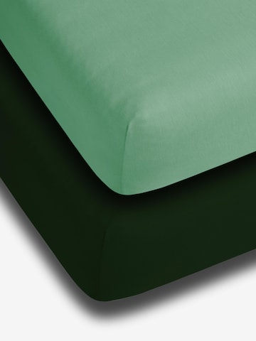 Aspero Spannbettlaken in Grün: Vorderseite