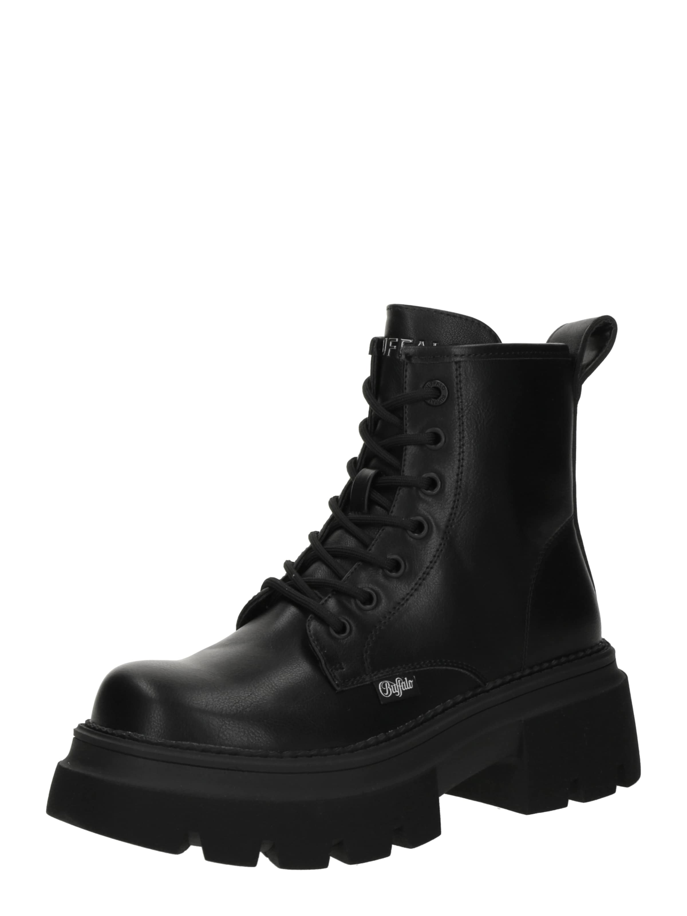 BUFFALO Ботинки на шнуровке 'MAVE' в Черный: спереди