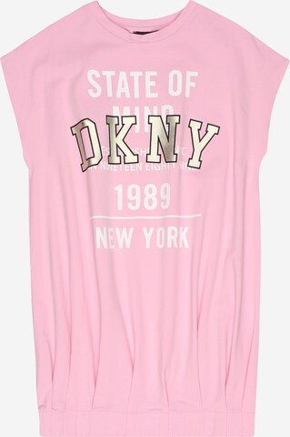 DKNY Šaty 'KURZARM KLEID' - ružová: predná strana