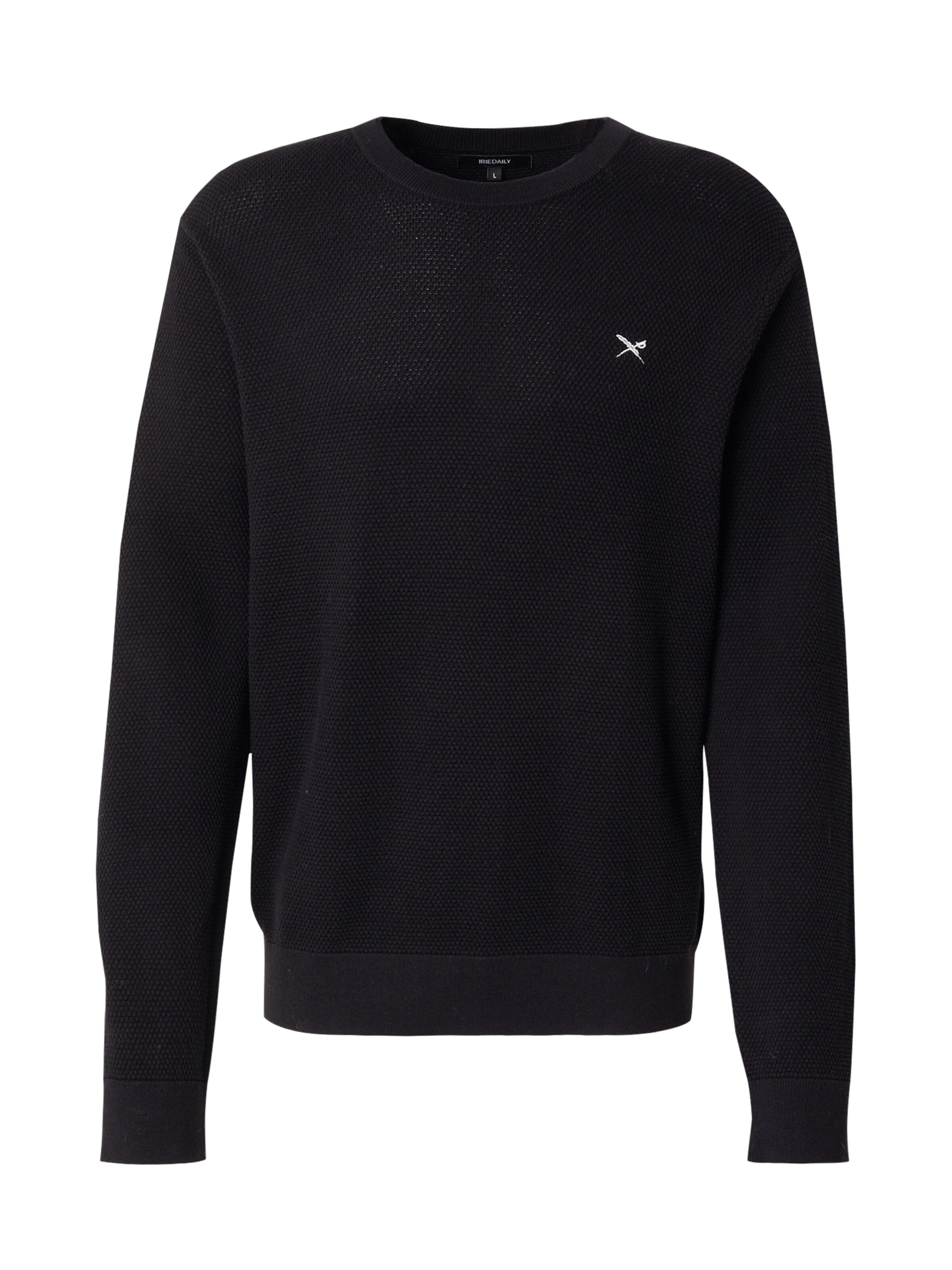 Pull-over 'Seedy Summer' Iriedaily en noir : devant