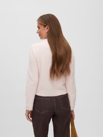 VERO MODA Gebreid vest 'AWNanna' in Roze