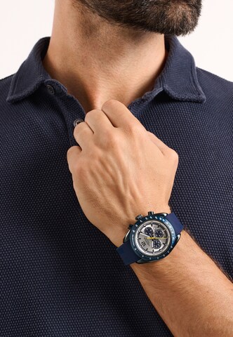 Montre à affichage analogique NAUTICA en bleu : devant
