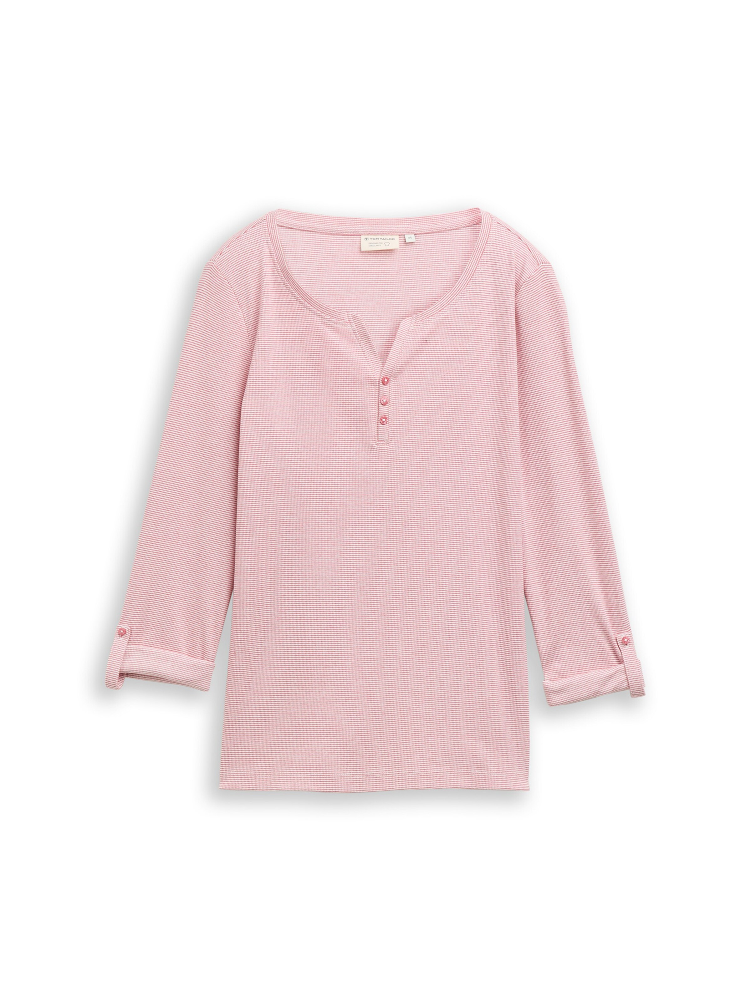 TOM TAILOR Тениска в розово: отпред