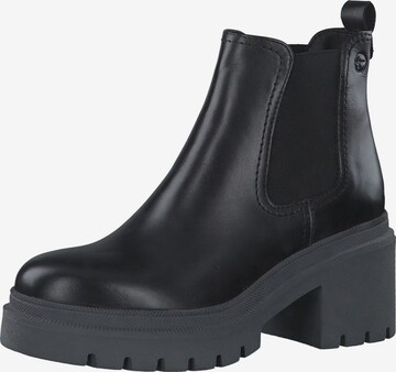 TAMARIS Chelsea Boots in Black: front