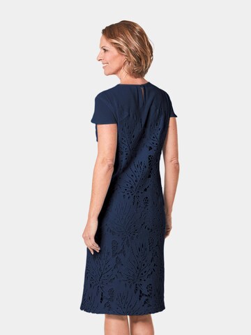 Goldner Cocktailkleid in Blau