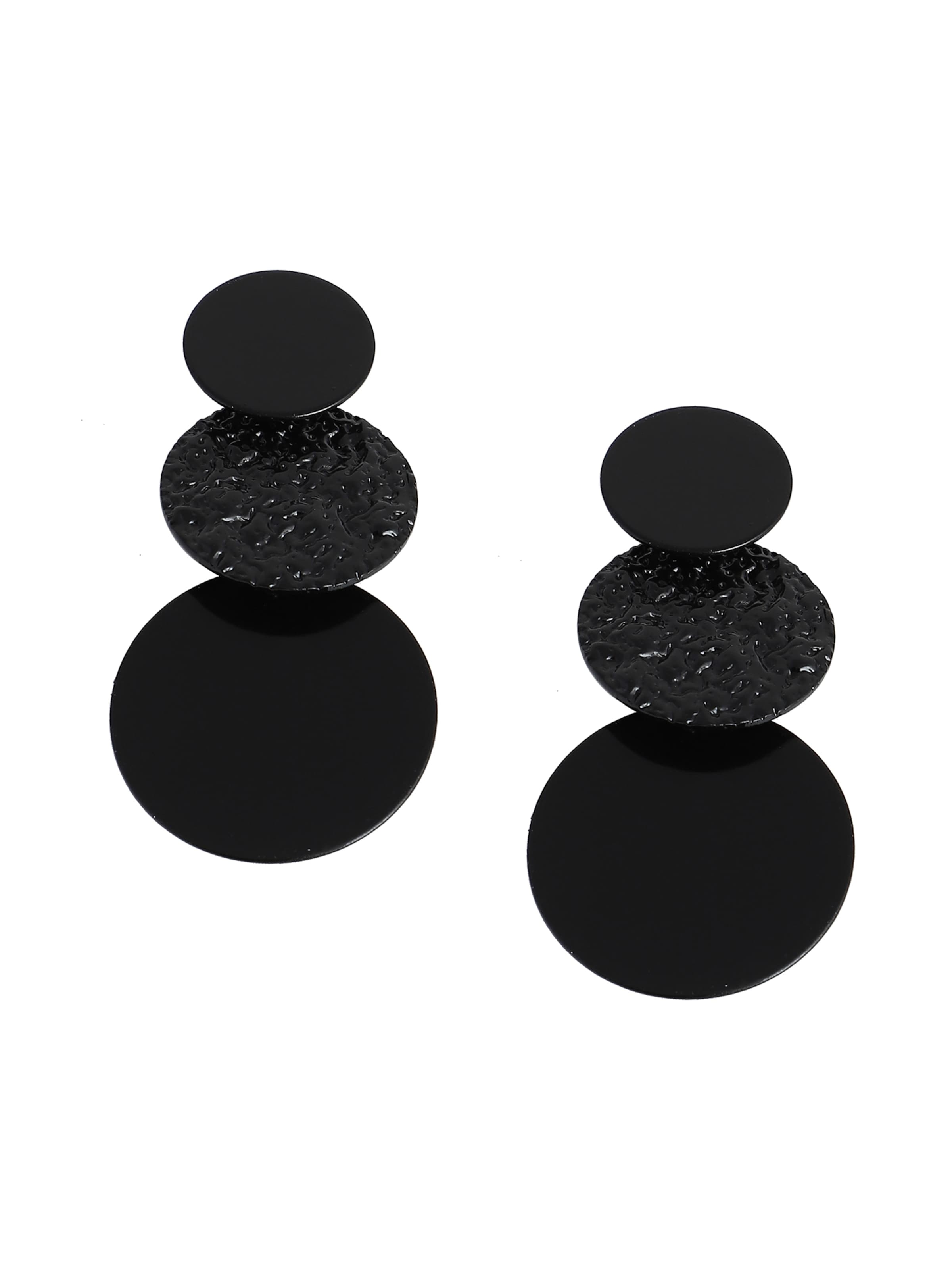 SOHI Náušnice - Čierna: predná strana