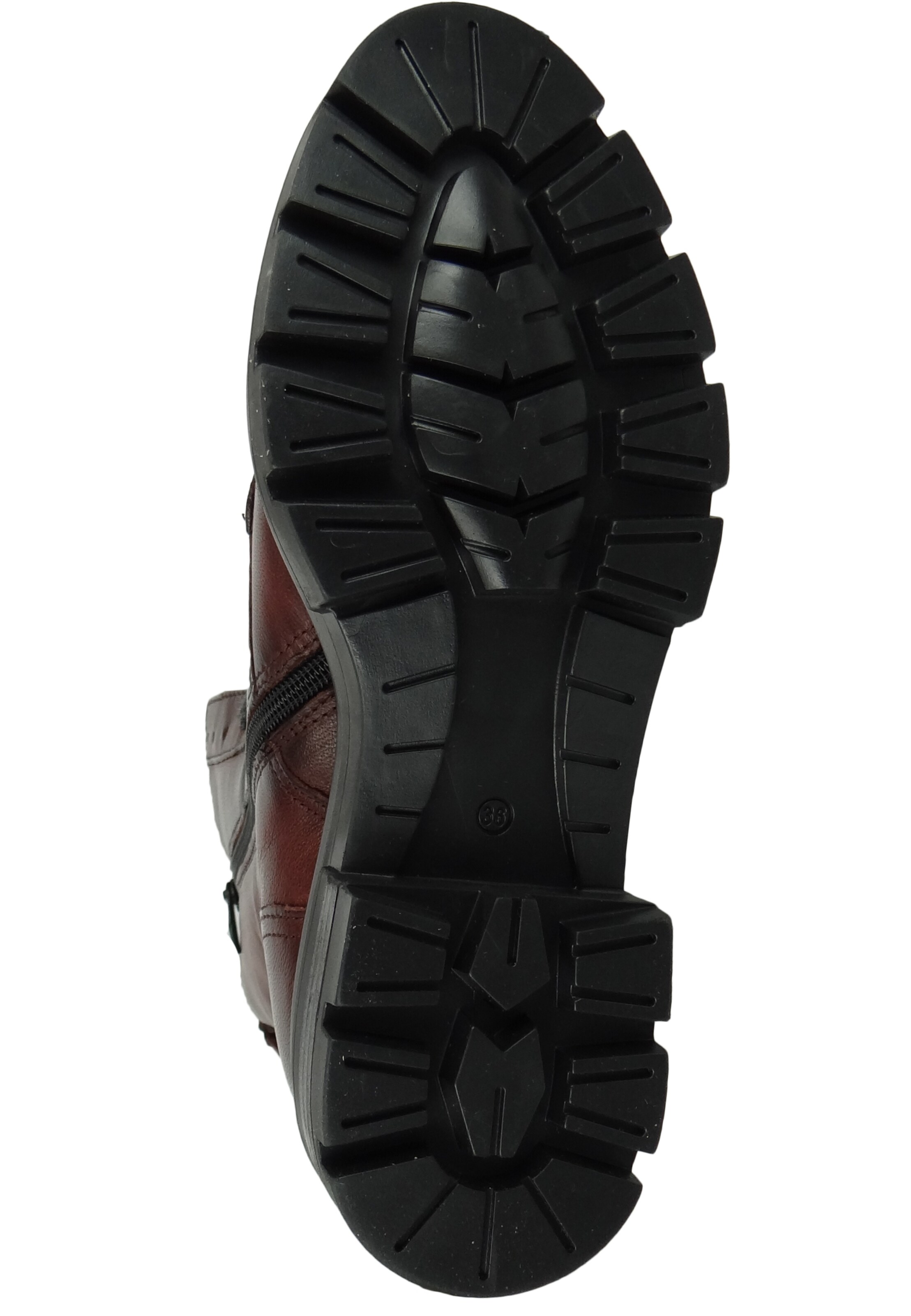 MJUS Lace-Up Ankle Boots in Red