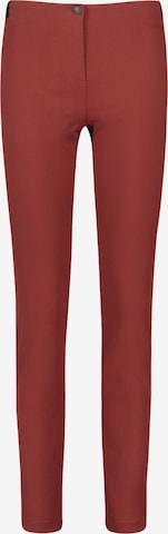 GERRY WEBER Skinny Broek in Rood: voorkant