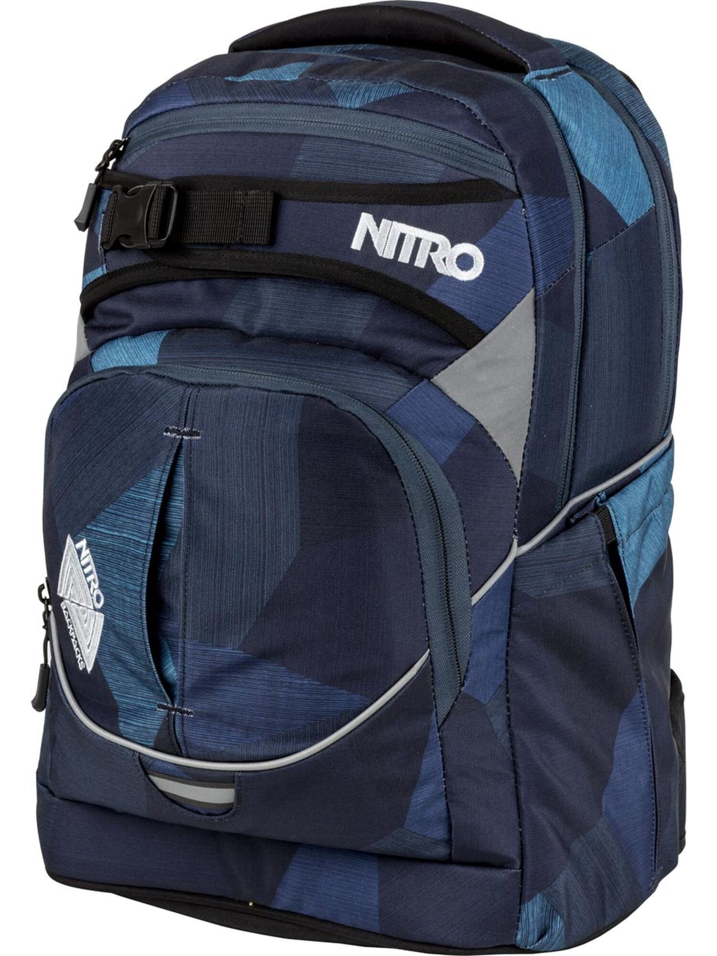 NitroBags Rugzak in Blauw: voorkant