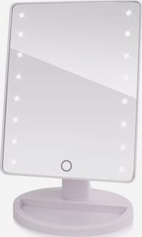 Boîte à bijoux 'UNIQ STAR Hollywood Classic 16 LED Mirror - White' UNIQ Beauty en blanc : devant